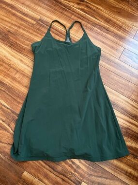 Outdoor Voices Green Spaghetti Strap Dress
